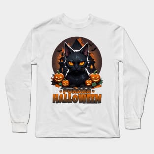 PURRR Halloween Long Sleeve T-Shirt